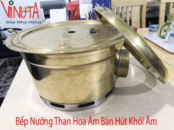 Bếp Nướng Âm Bàn Hút Khói Dưới