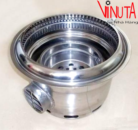 bếp nướng than hoa âm bàn hút khói âm bàn tại ninh bình