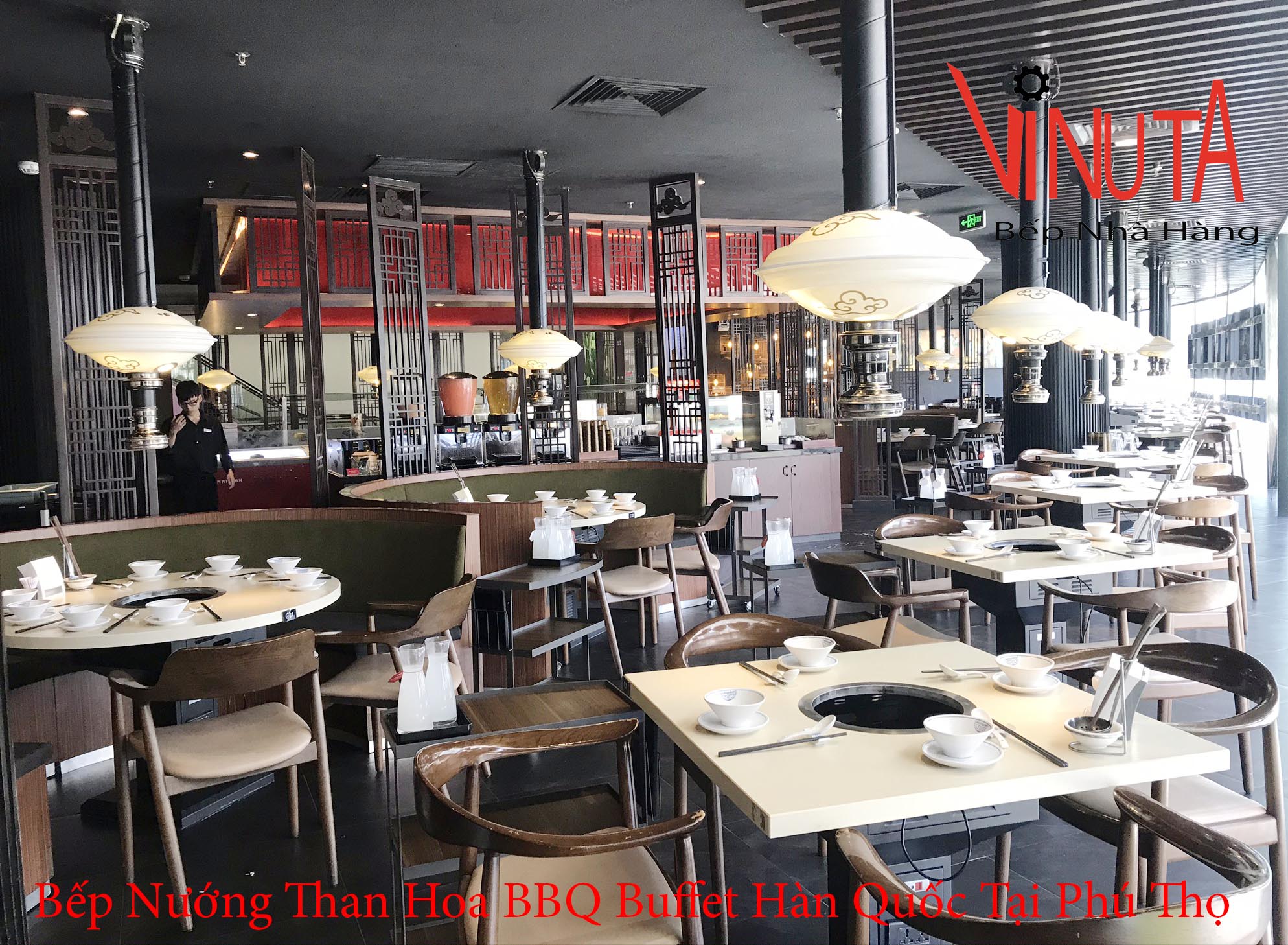 bếp nướng than hoa bbq buffet hàn quốc tại phú thọ