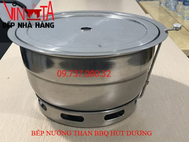 bếp nướng than hoa bbq hút dương