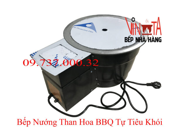Bếp Nướng Than Hoa Tự Tiêu Khói Mùi, Lò nướng BBQ Hàn Quốc Âm Bàn - Ảnh 4