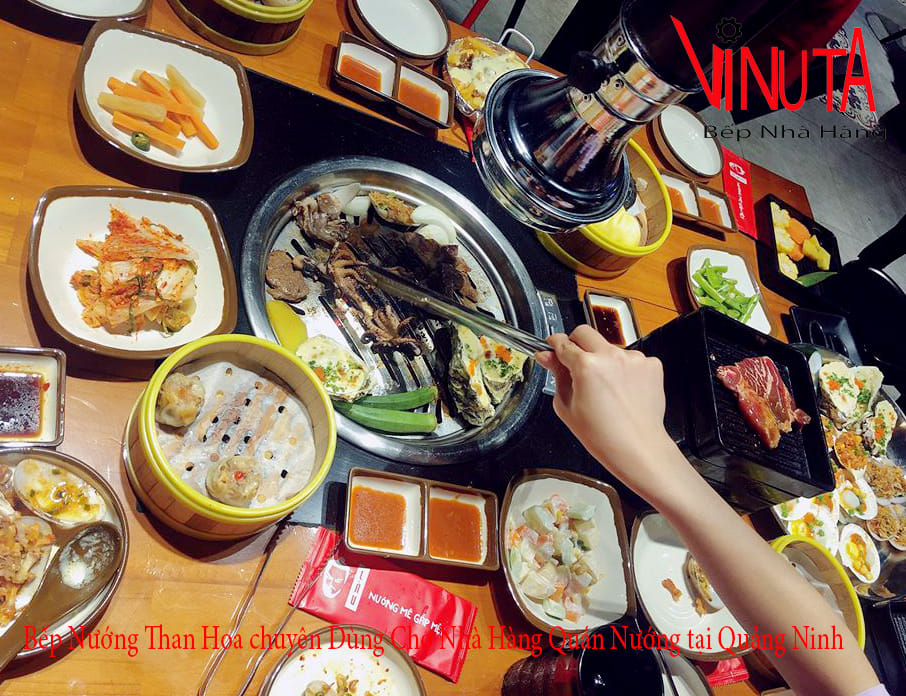 bếp nướng than hoa chuyên dùng cho nhà hàng quán nướng tại quảng ninh