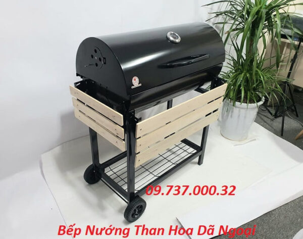 Bếp nướng thùng phuy giá đỡ, bếp nướng BBQ dã ngoại, du lịch, cắm trại - Ảnh 5