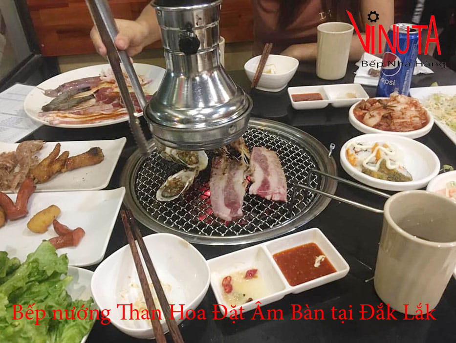bếp nướng than hoa đặt âm bàn tại đắk lắk