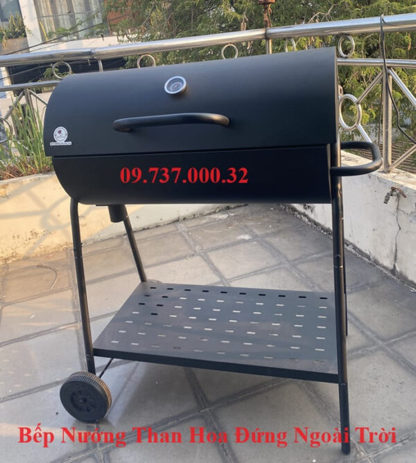 Bếp nướng dã ngoại ngoài trời, Bếp nướng BBQ than hoa gia đình - Ảnh 5