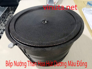 Bếp Nướng Than Hoa đặt Âm Bàn Hút Khói Dương Bằng Sắt