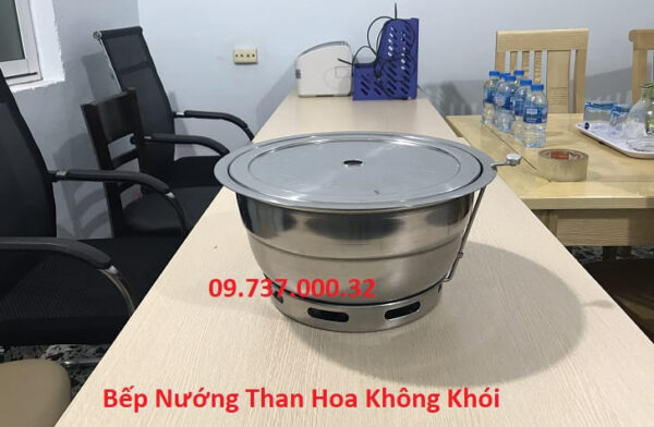 Bếp nướng âm bàn nhà hàng, bếp nướng than BBQ tại bàn không khói - Ảnh 7
