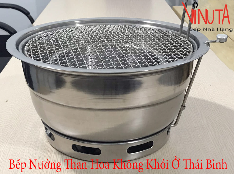 bếp nướng than hoa không khói ở thái bình