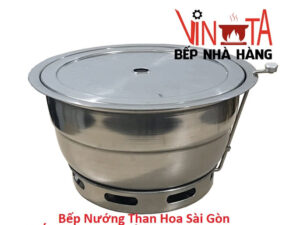 Bếp nướng than hoa Sài Gòn,bếp nướng âm bàn hút dương nhà hàng bbq