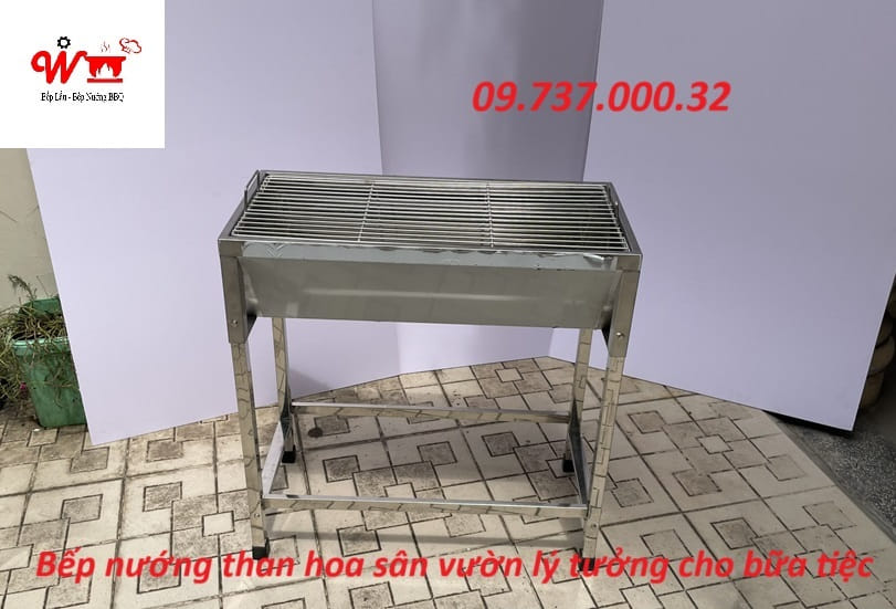 bếp nướng than hoa sân vườn lý tưởng cho tiệc