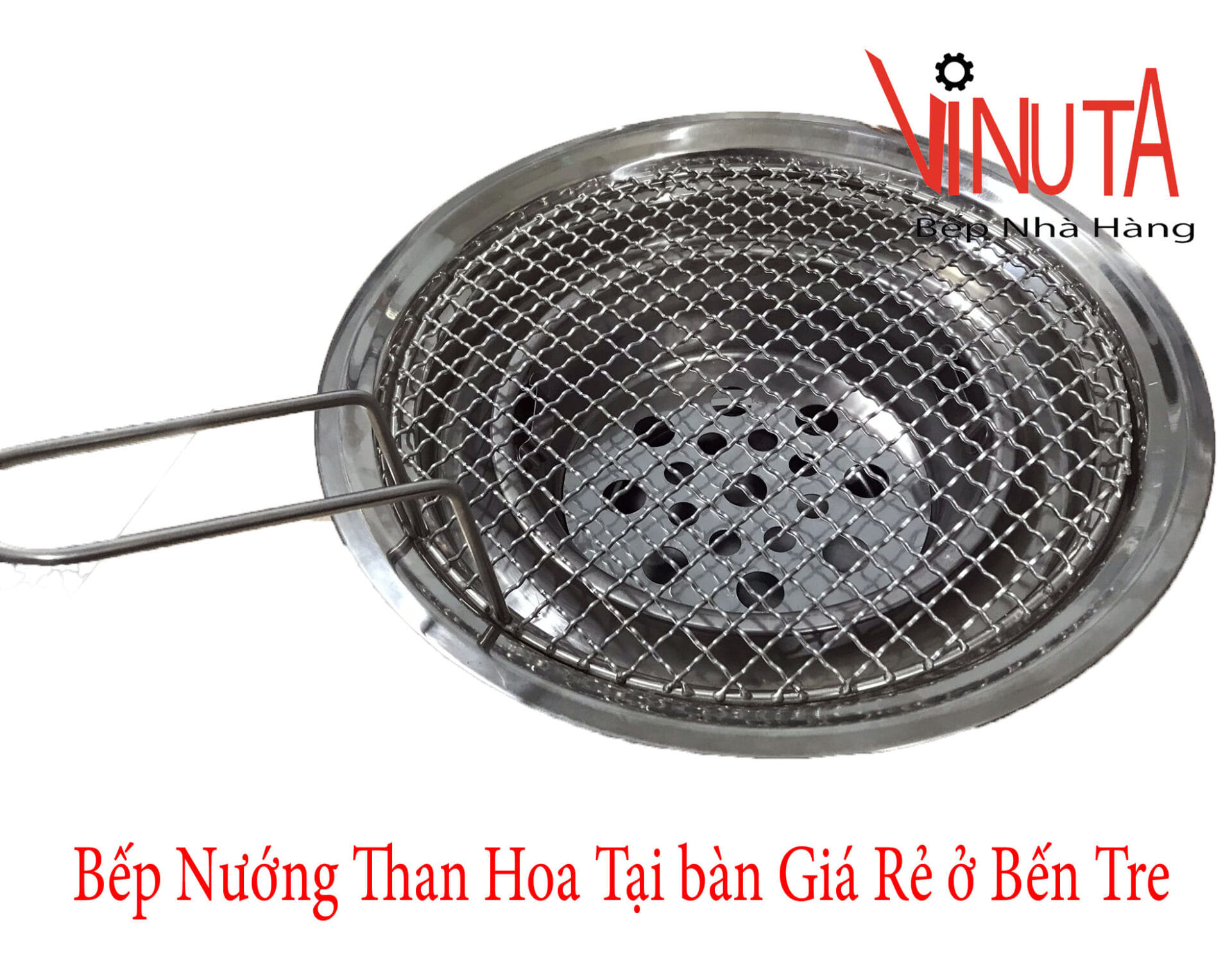 bếp nướng than hoa tại bàn giá rẻ ở bến tre