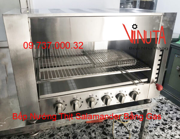 lò nướng salamander 6 họng gas | bếp nướng thịt, hải sản bằng gas uy tín, giá rẻ - Ảnh 4