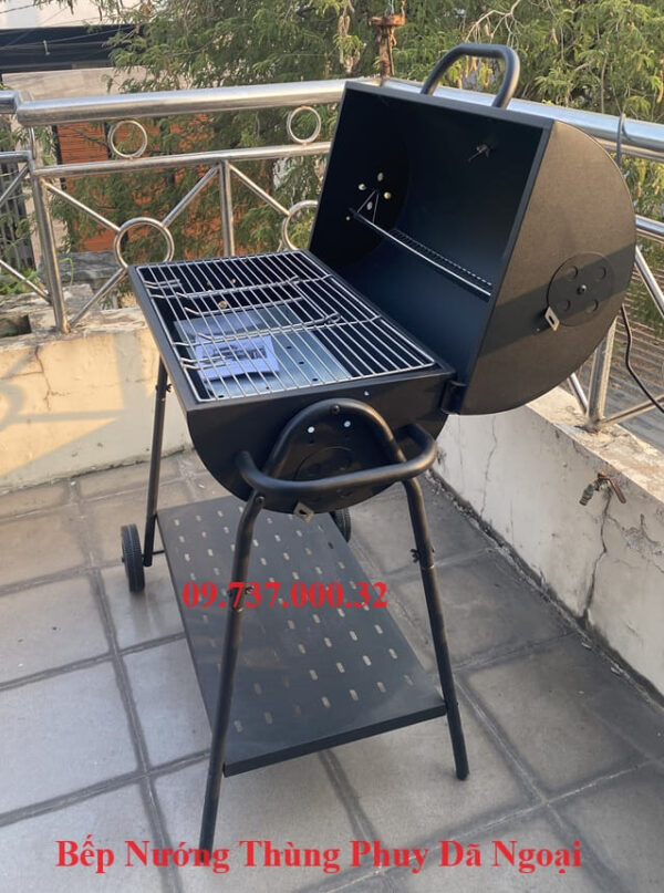 Bếp nướng dã ngoại ngoài trời, Bếp nướng BBQ than hoa gia đình - Ảnh 6