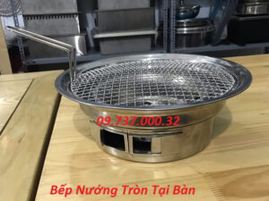 Bếp nướng tròn tại bàn,bếp nướng bbq than hoa cho quán nhậu, buffet