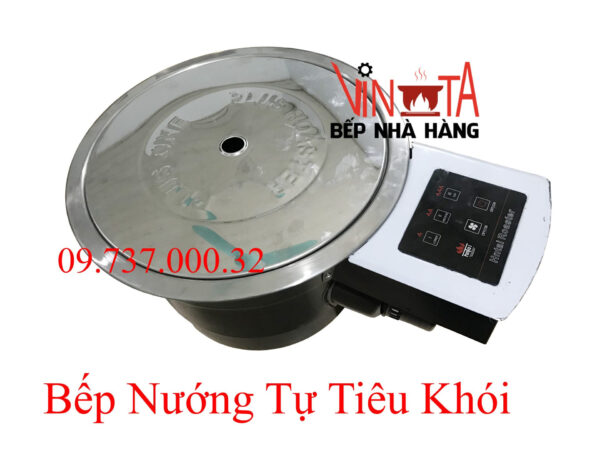 Bếp nướng tự tiêu, Lò nướng bbq âm bàn bằng điện tự tiêu khói mùi giá rẻ - Ảnh 8