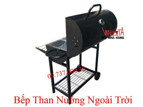 Bếp nướng thùng phuy giá đỡ, bếp nướng BBQ dã ngoại, du lịch, cắm trại - Ảnh 8