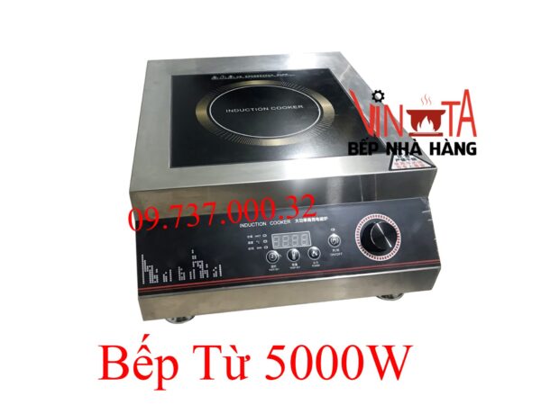 Bếp từ công nghiệp 5000w, bếp điện từ công suất 5kw giá rẻ, bền, đẹp - Ảnh 3