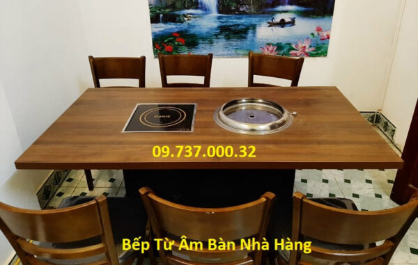 Bếp lẩu âm bàn 3000W, bếp từ vuông nhà hàng chính hãng chất lượng - Ảnh 5