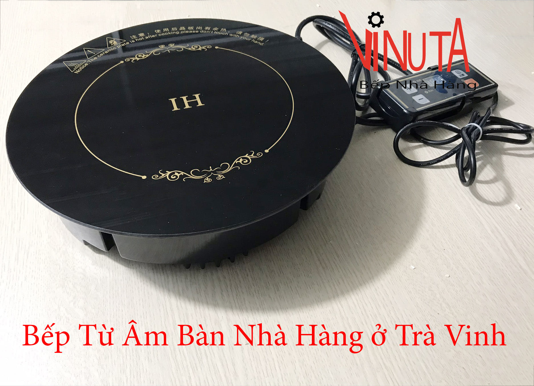 bếp từ âm bàn nhà hàng ở trà vinh