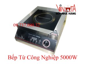 Bếp từ công nghiệp 5000w, bếp điện từ công suất 5kw giá rẻ, bền, đẹp