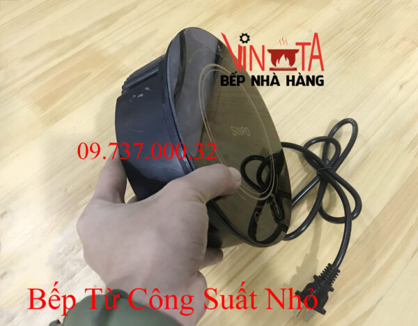 Bếp từ đơn nhỏ nhất, bếp điện từ âm bàn ăn lẩu 1 người, công suất 800w giá rẻ - Ảnh 3