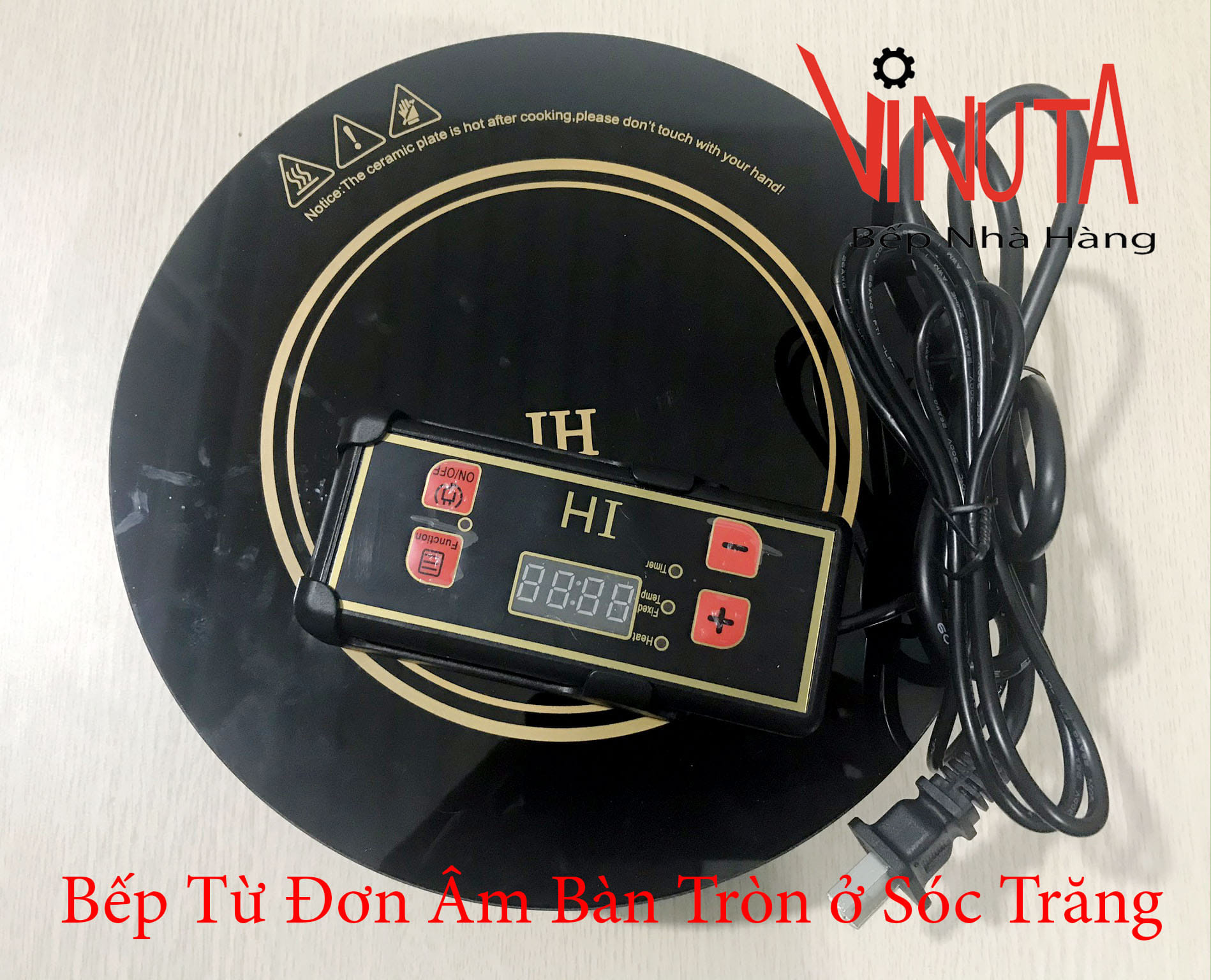 bếp từ đơn âm bàn tròn ở sóc trăng
