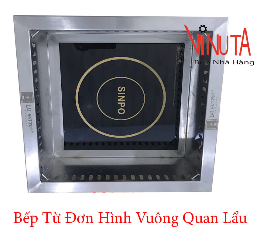 bếp từ đơn hình vuông quán lẩu