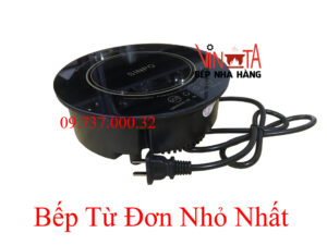 Bếp từ đơn nhỏ nhất, bếp điện từ âm bàn ăn lẩu 1 người, công suất 800w giá rẻ