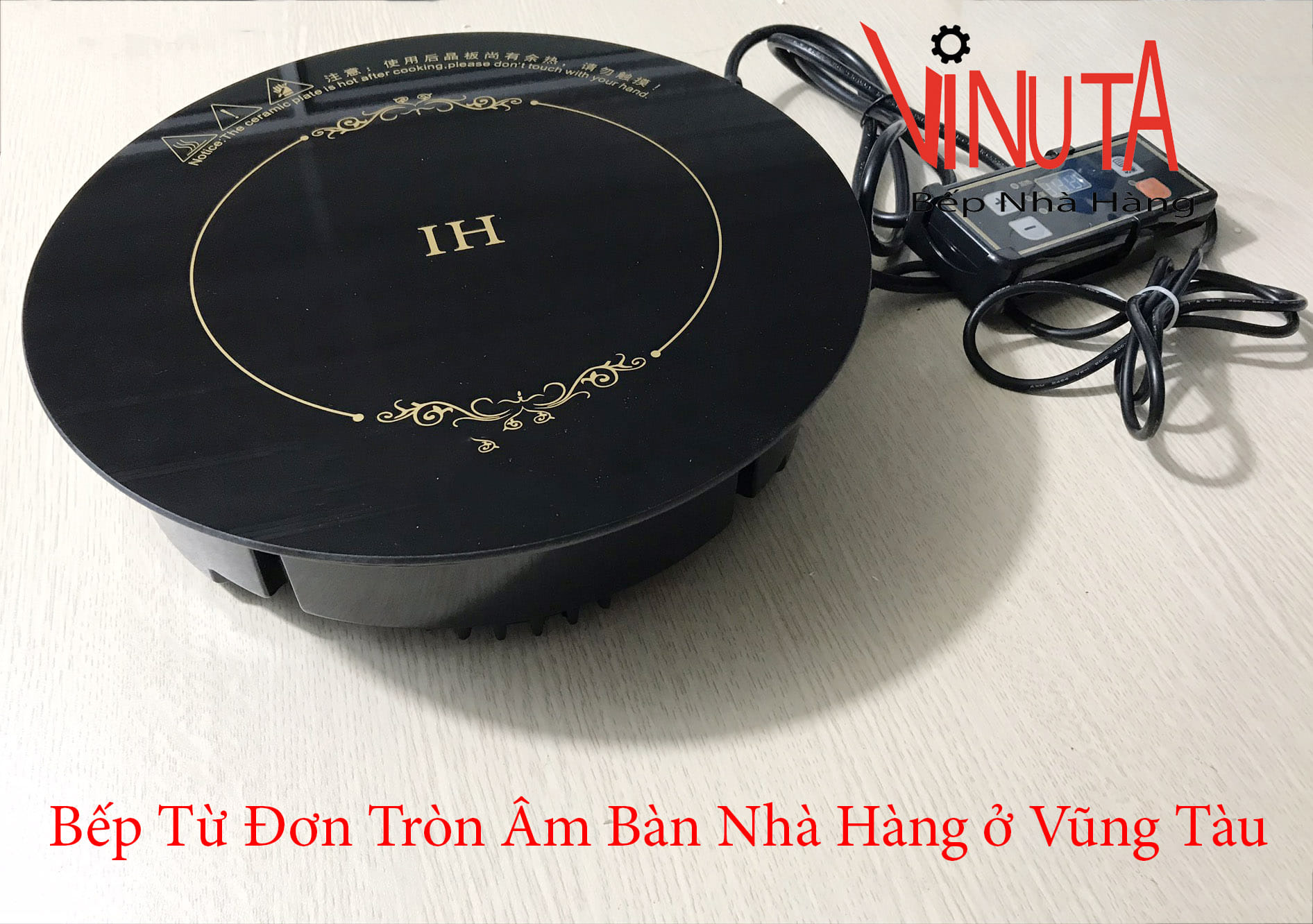bếp từ đơn tròn âm bàn nhà hàng ở vũng tàu
