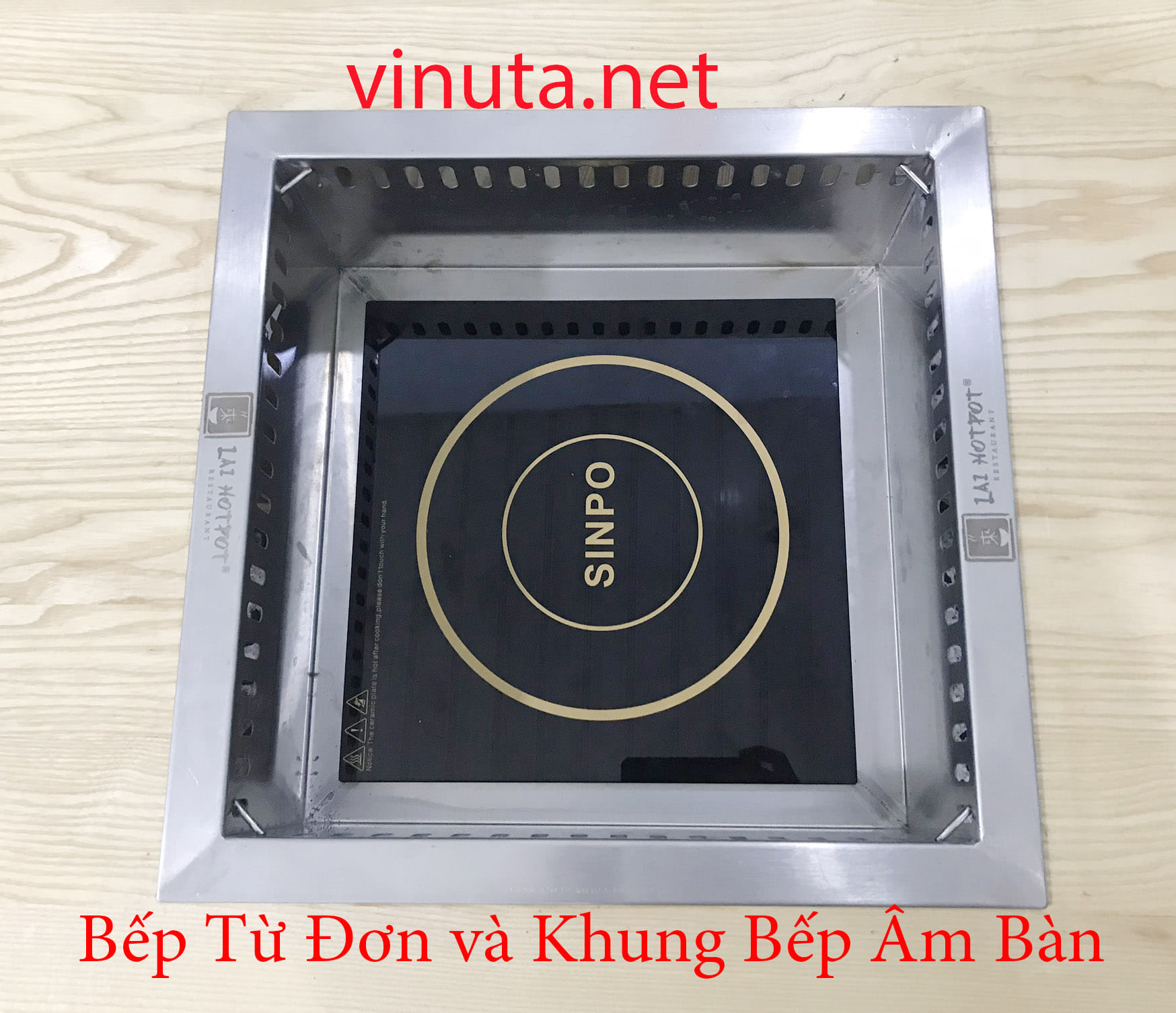 bếp từ đơn và khung bếp âm bàn
