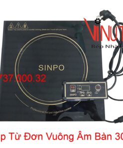 Bếp từ đơn vuông âm bàn 3000W chuyên dùng nấu lẩu nhà hàng, giá rẻ