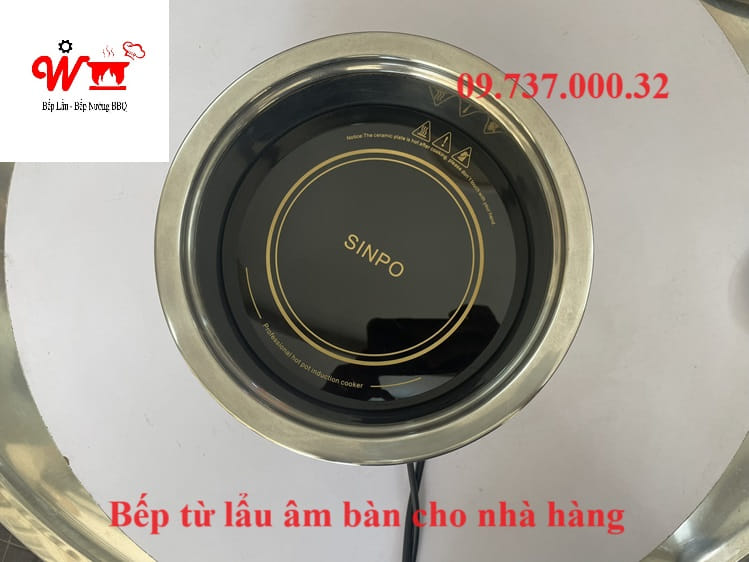 bếp từ lẩu âm bàn cho nhà hàng