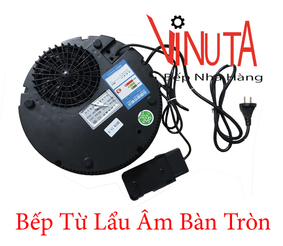bếp từ lẩu âm bàn tròn ở bình định