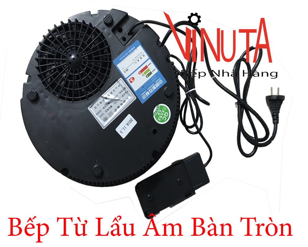 bếp từ lẩu âm bàn tròn ở bình phước