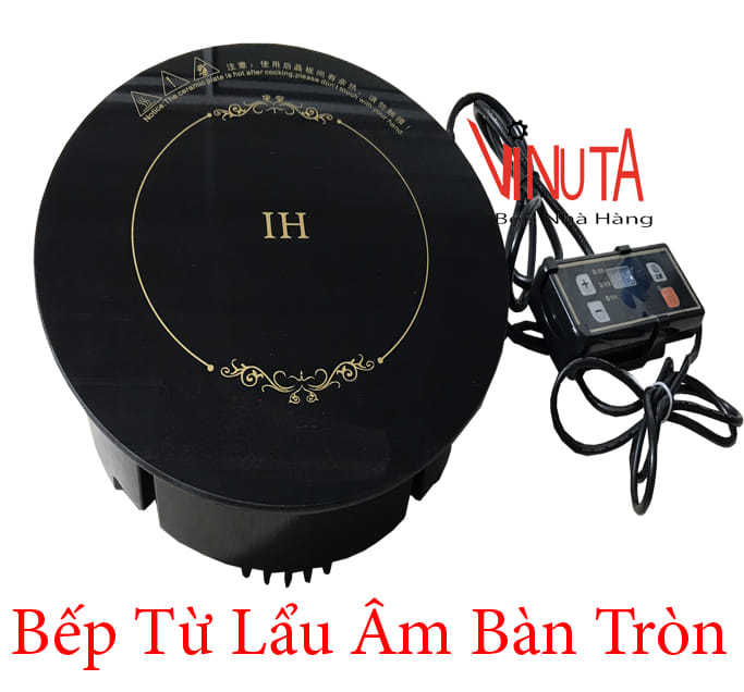 bếp từ lẩu âm bàn tròn ở hậu giang