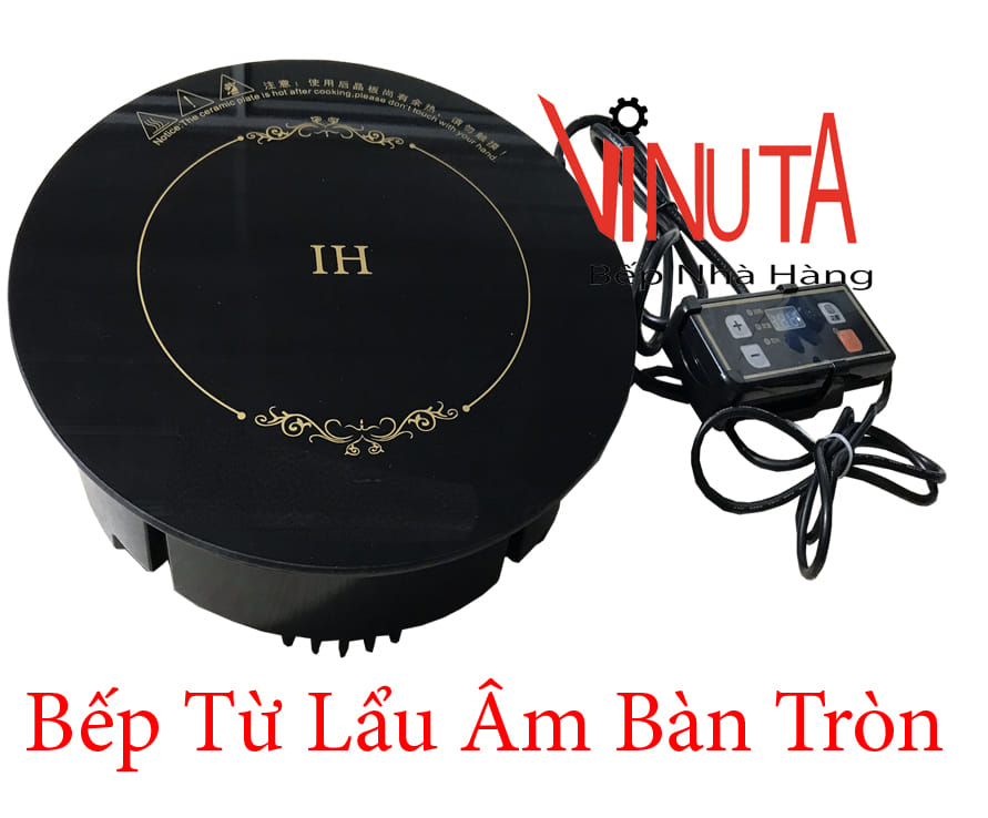 bếp từ lẩu âm bàn tròn ở kon tum