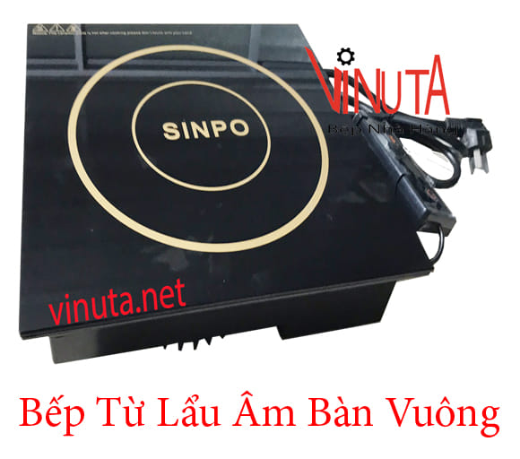bếp từ lẩu âm bàn vuông ở sài gòn