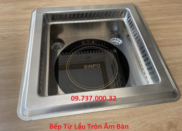 Bếp từ lẩu tròn âm bàn, Bếp lẩu âm bàn nhà hàng chuyên lẩu chất lượng - Ảnh 7
