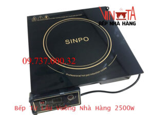 Bếp từ vuông nhà hàng 2500W, bếp lẩu âm bàn tốt nhất cho nhà hàng