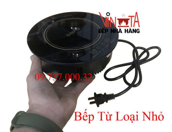 Bếp từ đơn nhỏ nhất, bếp điện từ âm bàn ăn lẩu 1 người, công suất 800w giá rẻ - Ảnh 2