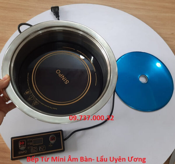 Bếp từ lẩu âm bàn 800w, bếp lẩu nhà hàng hotpot, lẩu cô đơn, bếp từ mini - Ảnh 5