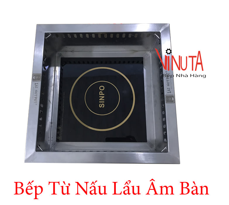 bếp từ nấu lẩu âm bàn ở cà mau
