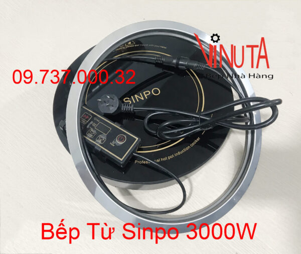 Bếp từ âm bàn, Bếp điện từ đơn tròn chuyên dùng nấu lẩu nhà hàng giá rẻ - Ảnh 10