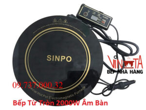 Bếp từ tròn 2000W âm bàn, bếp từ lẩu âm bàn tốt nhất dùng cho nhà hàng