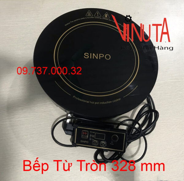 Bếp từ âm bàn, Bếp điện từ đơn tròn chuyên dùng nấu lẩu nhà hàng giá rẻ - Ảnh 11