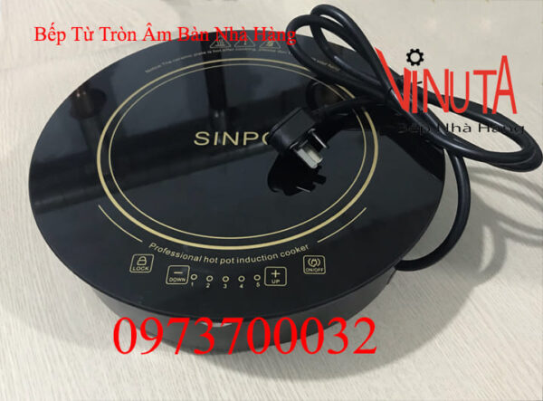bếp từ tròn nhà hàng | bếp điện từ nấu lẩu chuyên dùng cho nhà hàng - Ảnh 7