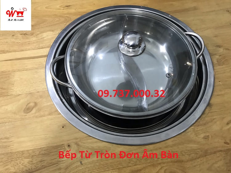 bếp từ tròn đơn âm bàn