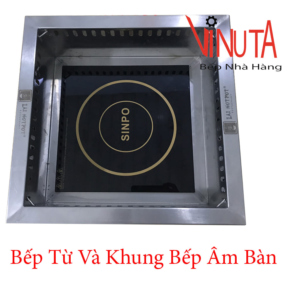 bếp từ và khung bếp âm bàn