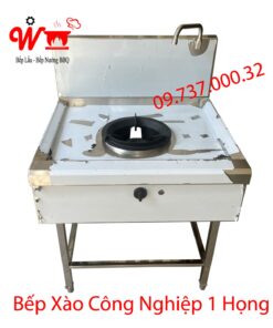Bếp gas công nghiệp 1 họng nấu, bếp Ga inox đơn gia đình một đầu nấu, giá rẻ, bền, đẹp