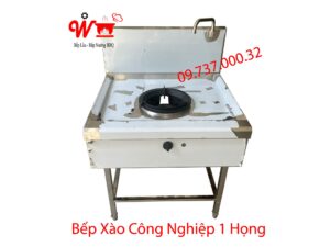 Bếp gas công nghiệp 1 họng nấu, bếp Ga inox đơn gia đình một đầu nấu, giá rẻ, bền, đẹp
